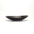Black Ring Dish,Jewelry Tray Key Dish Tray Organizer,Dresser Decor entryway Key Bowl,Catch All Bowl Decorative Trinket Dish Housewarming Gift 7.4inch