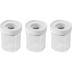 ZWILLING Fresh & Save Cube 3-pc Spice Set, Plastic, Airtight Dry Food Storage Container - style: 3-pc Spice Set