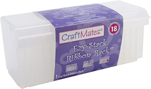Craft Mates Bead Organizer and Plastic Storage Containers for Crafts, Buttons, Pins and More, 18 Removable Compartments, BPA Free - style: 18 Compartment
