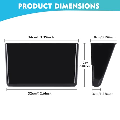 EASEPRES 3 Pack Black Plastic Single Pocket Hanging File Organizer, Wall Mount Paper Mails Magazines Holder, Mounted Folder Bins for Office School and Home, 12.99x4.13x7.48 inches - color: Black, size: 3 Pack