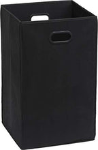 Simple Houseware Foldable Closet Laundry Hamper Basket, Black - color: Black