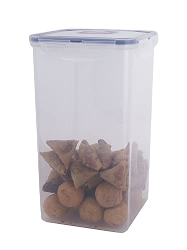 LOCK & LOCK Easy Essentials Food lids/Pantry Storage/Airtight containers, BPA Free, Square-16.9 Cup-for Chips, Clear - size: 1 Count (Pack of 1)