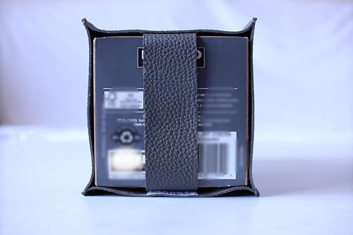 Tissue Box Cover Holder, Square with Bottom Belt by Carrot's Den - PU Leather Decorative Organizer for Tabletop, Bathroom, Car, Office | Lavender - color: Lavender