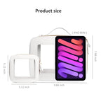 LETGO Clear Makeup Bags Set - TSA Approved Toiletry Bag with Handle Large Opening, Clear Toiletry Bags Case Pouch for Traveling Travel Car Orangizer Storage Essentials (Mini+Large White) - color: 0-Large+Mini-White