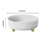funest Makeup Perfume Organizer, 360 Degree Rotating Lazy Susan Cosmetic Desk Storage Lotions Display Case Round Tray with Large Capacity, for your Jewelry