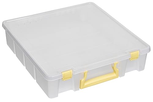 ArtBin 6955JY Super Satchel with Yellow Latches and Handle - color: Yellow, size: 1 Pack