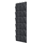 Over the Door Shoe Organizer 24 Extra Large Pockets Hanging Shoe Rack Holder for Closet Storage Hanging Shoe Organizer