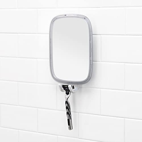 OXO Good Grips Suction Fogless Mirror 3" L x 7.2" W x 13.2" H - style: Suction Fogless Mirror