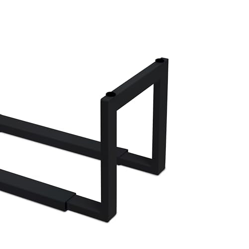 QUALIAZERO 2-Tier Expandable Shoe Rack – Durable Organizer Shelf for Entryways, Bedrooms, Bathrooms, and Laundry Rooms (GALAXY BLACK, 2 PACK) - color: GALAXY BLACK, size: 2 PACK