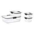 Rubbermaid Brilliance Leak-Proof Food Storage Containers with Airtight Lids