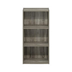 Furinno Luder 3-Tier Open Shelf Bookcase, French Oak - color: French Oak, size: 3-Tier, 9.3 x 16 x 31.4