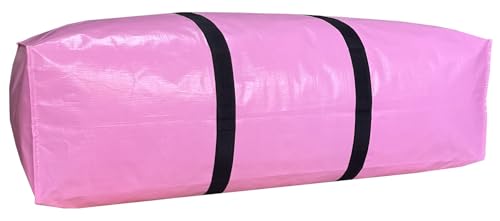 Extra Large Storage Bags, Giant XXL Moving Storage Bag Heavy Duty, Jumbo Huge Waterproof Big Storage Bags, Christmas Tree Storage Bag - color: Pink+Turquoise, size: 42"(L) X 13.5"(W) X 23"(H)