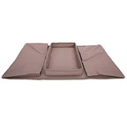 Sofa Armrest Organizer Caddy, 4 Pockets Couch Armchair Caddy TV Remote Control Holder Armchair Couch Bag with Cup Holder Tray for Snacks Glasses Smartphone Magazines(11.8x7.1x7.1in-Brown)
