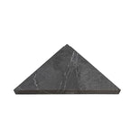Palisade Vinyl Waterproof Corner Shower Shelf in Cracked Slate/Urban Quarry - color: Cracked Slate/Urban Quarry