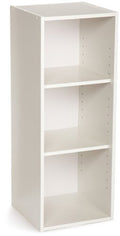 ClosetMaid #8987 Stackable 3-Shelf Organizer, White - color: White