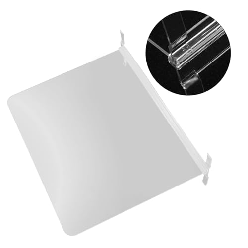 2pcs Acrylic Closet Divider Versatile Storage Organizer Robust Shelves for Wardrobe Shoe Rack and Cabinet