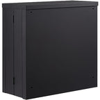 VEVOR Foldable Wall Cabinet, Metal Garage Locker Mounted 26" Small Tool Chest 240 LBS Loading Capacity Adjustable Shelf Magnetic Door File for Warehouse Office Home Black - style: Foldable 26"
