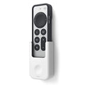 elago Universal Remote Holder Mount Compatible with Apple TV and All Other Control Devices - Adhesive Tape or Screw Mounting Options, Available Wired Charging [Small] [3rd & 2nd Gen] [White] - color: White, size: Small - 2&3 Gen