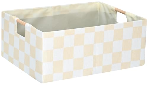 Storage Bin for Shelves Rectangle Closet Baskets Foldable Box with Handles, Gray Storage Bins, Storage Boxes for Home Office Car Dormroom - color: F-RT02549