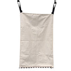 Adjustable Space Saving Door Hanging Laundry Hamper Bag with Stainless Steel Hooks