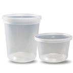DuraHome Deli Containers with Lids for Food Storage Leakproof - 60 Sets BPA-Free Plastic Microwaveable Clear Food Storage Container Premium Quality, Freezer & Dishwasher Safe (16 oz & 32 oz - Bulk) - size: 16 oz. & 32 oz. (60 Sets)