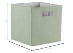 DII Collapsible Polyester Storage Cube, Solid, Lightweight and Durable, Small Square, 11x11x11, Mint - color: Mint, size: Small Square, 11x11x11"