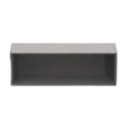 Household Essentials Grey 725-1 Deep Drawer Organizer Box for Storage | 12 in x 4 in x 3.13, Silver