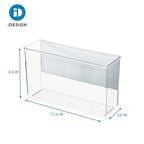 iDesign Magnetic Large Clear Plastic Organizer Bins for Laundry Room Storage - size: Large, style: Pack of 1