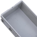 Buckhorn SW4815080201000 Plastic Straight Wall Storage Container Tote, (48-Inch x 15-Inch x 7-1/2-Inch), Light Gray - size: 48" x 15" x 7.5"