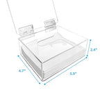 Earth Breeze Laundry Detergent Sheets Organizer - Clear Acrylic Dispenser with Lid for Laundry Room