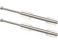 FIRJOY 12" Valet Rod for Closet Pull Out (2 Pack, Brushed Nickel) - color: Brushed Nickel, size: 2 Pack