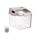 Fhiny 11LB Dog Food Storage Container, Airtight Pet Treat Bin Translucent Dry Food Grain Storage Barrels Sealed Bucket Moisture-Proof Plastic Cat Puppy Food Bin with Seal Locking Lid Keep Fresh - size: L:10"L x 7.5"W x 10"H