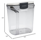 ProKeeper Flour Storage Container, 4-Quart, BPA-Free Plastic, Dishwasher Safe - color: Flour Keeper, size: 1 Piece