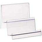 DOITOOL Clear Acrylic Purse Display Stand Holder Wallet Stand 2 Tier Handbag Purse Display Stand Glasses Holder Jewelry Display Riser Shelf for Home Decoration and Organizer - size: 2 Tier