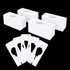 140 Pieces Rectangular Size Dividers, Clothing Hanger Dividers - Premium Clothing Rack Dividers for Exceptional Wardrobe Organization, Writable, by KUKLIPJIM