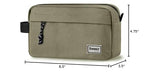 Sooez Big Capacity Pencil Pen Case, Upgraded Canvas Pencil Pouch Large Pencil Bag Organizer, Separate Compartments Easy Grip Handle, Aesthetic Supply for School Teens Adults, Army Green - color: Canvas Army Green