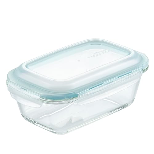 LocknLock LOCK & LOCK Purely Better Glass Bread Baking/Loaf/Meatloaf Pan/Food Storage Container with Lid, 8.5 Inch x 5.5 Inch, Clear - style: Loaf Pan