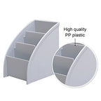 Desk Organizer Trapezoid Remote Control Holder Creative Tabletop Organizer for Study Office Living Room Dresser