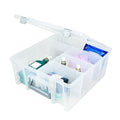 Best Kept Super Satchel Double Deep Compartment Box - Art Storage with 8 Removable Compartments | Smart Closure for Craft Supplies, Home & Office Improvement - style: 8 Removable Dividers Only