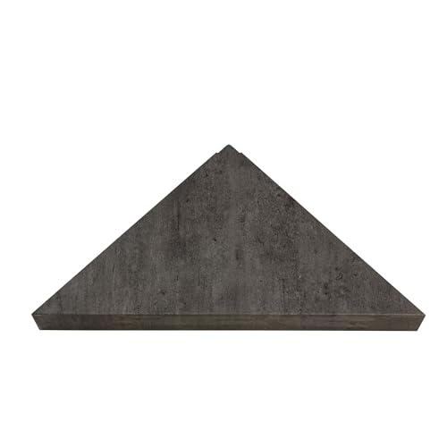 Palisade Vinyl Waterproof Corner Shower Shelf in Ashen Slate - color: Ashen Slate