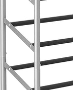 Whitmor 8 Tier Shoe Tower - 40 Pair - with Non-Slip Racks - size: 8-Tier