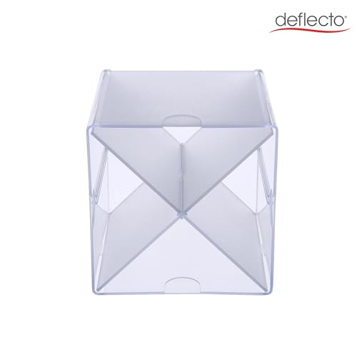 Deflecto Stackable Cube Organizer - X Divider, Clear (350201-AMZ) - style: Cross Divider