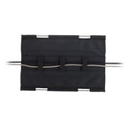 PERFECT POSTURE Mini Mesh Cable Organizer – Clamp-Mounted Under Desk Cable Management System, Flexible Mesh & Standing Desk Compatible – Black, 19” (1-Pack) - color: Black, size: 19" 1 Pack