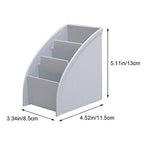 Desk Organizer Trapezoid Remote Control Holder Creative Tabletop Organizer for Study Office Living Room Dresser