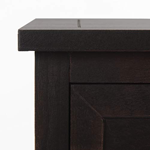 SAFAVIEH Home Collection Carrie Brown/ Natural Wicker 3-Drawer Storage Nightstand Side Table (Fully Assembled) - color: Brown