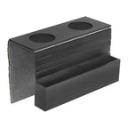 Couch Cup Holder Tray,Sofa Armrest Organizer with Cup Holder, No-Slip Couch Caddy with 2 Side Storage Pockets,Foldable Table Tray,Sofa Table Organizer for Drinks,Cellphone,Remote Control