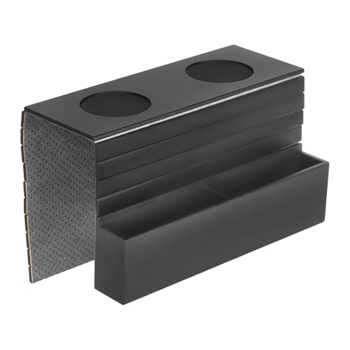 Couch Cup Holder Tray,Sofa Armrest Organizer with Cup Holder, No-Slip Couch Caddy with 2 Side Storage Pockets,Foldable Table Tray,Sofa Table Organizer for Drinks,Cellphone,Remote Control