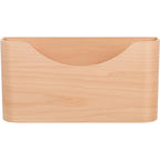 Wood Wall Mounted Document Holder. Office File Organizer. Hallway Mail Organizer. Folder Rack. Magazine Storage Caddy (Maple)