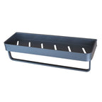 Bathroom Shelf with Towel Bar，Wall-Mounted Shower Storage Rack, 15.75 -Inch Suitable for bathrooms, Kitchens and Toilets，No Drill Bathroom Shelf