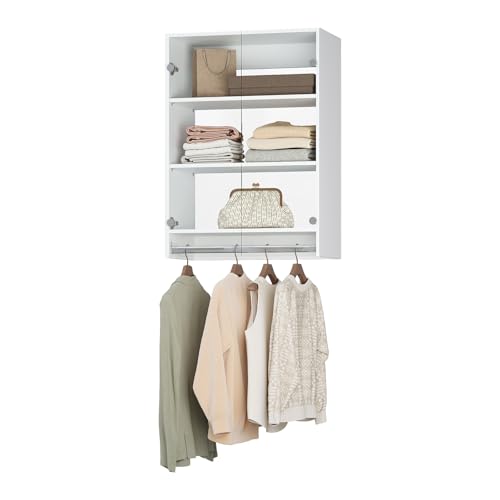 ROOMTEC Modular Closet System Glass Door Pair Set, Clear Frameless Tempered Glass Panels, Add-On for Medium Hanging, Short Tower & Shoe Shelf Units, 35.83" H × 31.5" W - size: Frameless Glass Door – 31.5"W x 35.83"H
